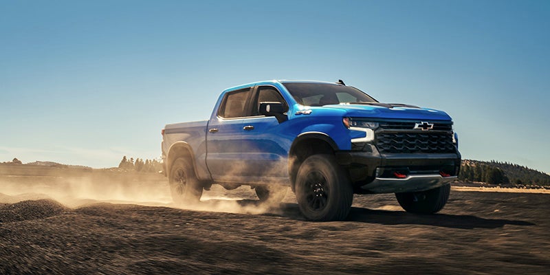 Blue 2025 Chevy Silverado
