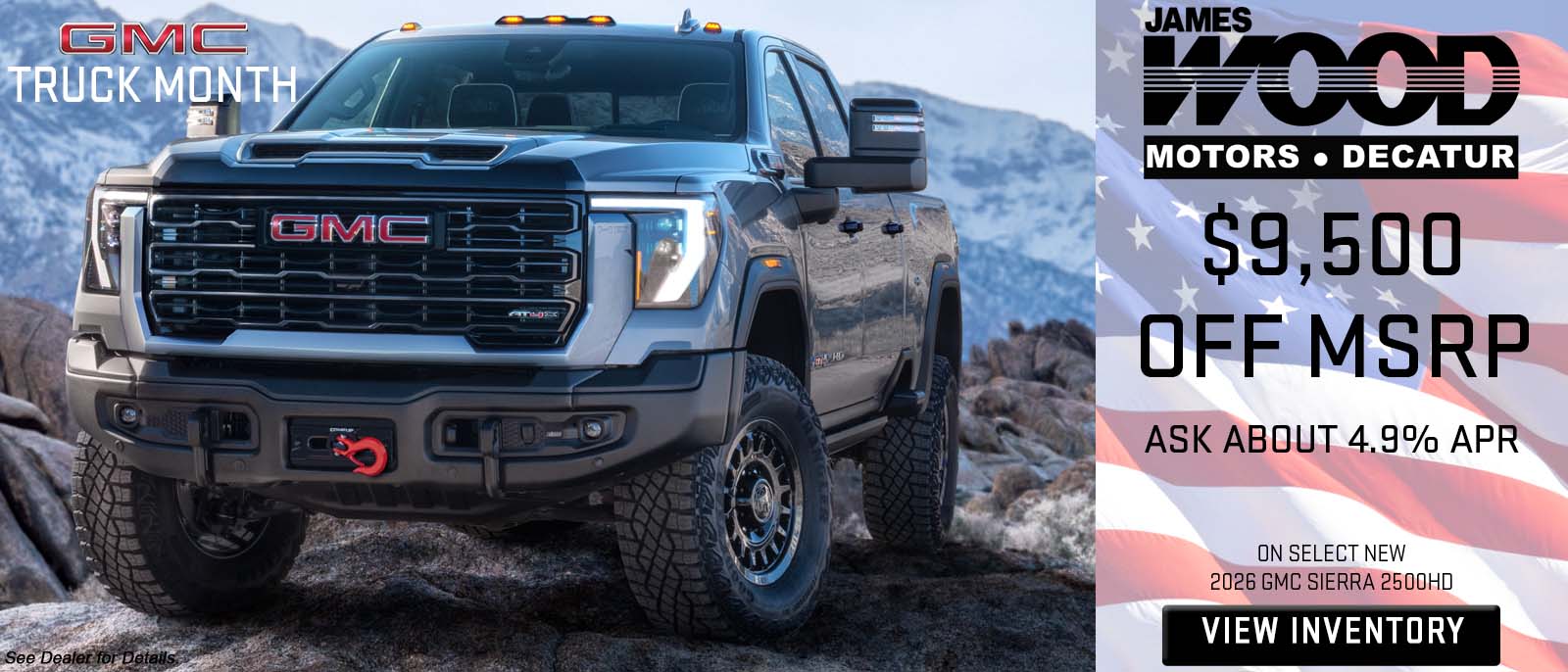  new 2026 GMC Sierra 2500HD Crew Cabs at James Wood Decatur